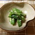 クック3DOGY8☆'s cooksnap of when they made 簡単一品★オクラのわさび塩麹あえ.