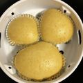 なんとかしたい's cooksnap of when they made ホットケーキミックスで黒蜜蒸しパン♡.