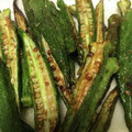 クック4Z6AJS☆'s cooksnap of when they made うますぎ！！オクラの素揚げ♪.
