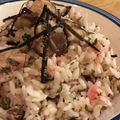 lillamii's cooksnap of when they made 簡単☆さば缶で甘酢生姜と水菜の混ぜご飯.
