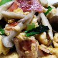 ☆とん吉☆'s cooksnap of when they made 簡単♡ベーコンと小松菜＆しめじの卵炒め♪.