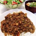クックE662AA☆'s cooksnap of when they made キーマカレー冷蔵庫の残り物でドライカレー.