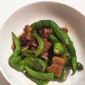 むぎむぎ子's cooksnap of when they made 焼き鳥缶と青唐辛子炒め.