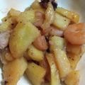 ２４なるるん's cooksnap of when they made タコとポテトのガーリック炒め.