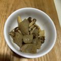 みっちーUSA's cooksnap of when they made こんにゃくとエリンギの煮物.