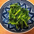 ★★ゆこりん★★'s cooksnap of when they made 春菊のガーリック炒め♪匂いも減ります！.