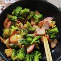 かりん★3児ママ's cooksnap of when they made 簡単！満腹！ブロッコリーと蒲鉾の卵炒め.