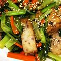 やえまりも's cooksnap of when they made 簡単お晩菜:小松菜と人参と薩摩揚で炒め煮.
