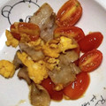 ありん＊'s cooksnap of when they made 豚肉とトマトと卵のシンプル甘酢炒め.