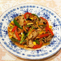 なつき☆ミ's cooksnap of when they made 豚肉と彩り野菜のオイスターソース炒め✿.