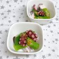 ゆづキッチン's cooksnap of when they made タコとオクラのわさび醤油.