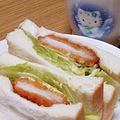 ﾋﾟﾛﾐ♡'s cooksnap of when they made フライドチキンのサンド★.