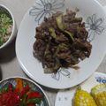 よちりん's cooksnap of when they made ナスと牛肉のチリソース炒め.