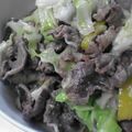 iomanma's cooksnap of when they made 豚タンと春キャベツのネギ塩炒め.