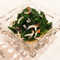 nonchico's cooksnap of when they made 夏野菜☆モロヘイヤとしらすのめんつゆ和え.