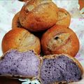 SHOU☆KEN's cooksnap of when they made HBで簡単！ブルーベリーパン(丸パン).
