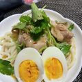 YumiYmi's cooksnap of when they made ピリ辛豚しゃぶのせ＊ぶっかけ冷やしうどん.