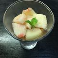 環ーたまきー's cooksnap of when they made 桃に恋した♪ シフォン（紅茶ジュレかけ）.