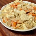 まなポコ's cooksnap of when they made 豆腐とツナと野菜のマヨネーズ醤油炒め.
