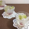 horseland's cooksnap of when they made *シュワシュワ葡萄の水玉サイダーゼリー*.