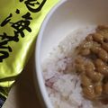 AiYuKE's cooksnap of when they made 納豆ごはんを、韓国のりで巻いて食べる！.