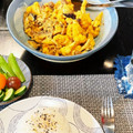 クック1OMLNU☆'s cooksnap of when they made 簡単カリフラワーとしめじのカレーマヨ炒め.