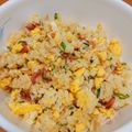みき☆ハチ's cooksnap of when they made 簡単♪焼豚と冷凍ご飯で♪チャーハン♪.