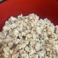 kurumi0122's cooksnap of when they made **鶏そぼろ丼**.