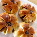 クックYP2OJ6☆'s cooksnap of when they made ホームベーカリーで南瓜あんパン.