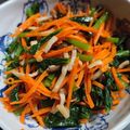 しろはる。's cooksnap of when they made 簡単ナムル！小松菜&人参&しめじの3兄弟.