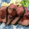 でぃらお's cooksnap of when they made フライパンで簡単ローストビーフ.