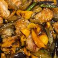 クック☆とむ's cooksnap of when they made 鶏肉と茄子の甘辛炒め.