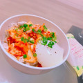 Rina☻'s cooksnap of when they made 簡単♪☆冷しゃぶキムチ温玉丼☆.