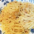 せいぴー's cooksnap of when they made 2つの隠し味が決め手ウニのクリームパスタ.