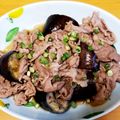 なつとみぃのママ's cooksnap of when they made 節約レシピ♪豚こまと茄子のオイ味噌炒め.