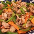 acchiＱＱ's cooksnap of when they made 豚こまとピーマンのオイスターソース炒め.