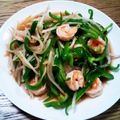 ポニーリボン's cooksnap of when they made えび、ピーマン、もやしのオイスター炒め。.