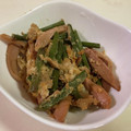 papikun's cooksnap of when they made 簡単なニンニクの芽とソーセージ卵炒め.