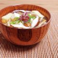 Yukiまむ's cooksnap of when they made みょうがときのこの食べる味噌汁.