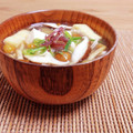 Yukiまむ's cooksnap of when they made みょうがときのこの食べる味噌汁.