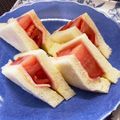 ☆あいちゃん's cooksnap of when they made 厚切りトマトとハムのサンドイッチ.