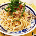 みかとゆき's cooksnap of when they made さば缶で♡さばと梅しその冷製パスタ♡.