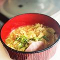 西＊絵子's cooksnap of when they made **インスタント味噌チーズラーメン**.