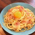 megs156's cooksnap of when they made 生クリーム不要！チーズ超濃厚カルボナーラ.
