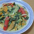 はなしま's cooksnap of when they made 簡単！かぼちゃとほうれん草クリームパスタ.