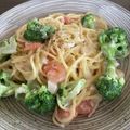 まっちゃの台所's cooksnap of when they made ☆えびとブロッコリーのクリームパスタ☆.