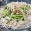 みやこっちっち's cooksnap of when they made 簡単！みょうがと大葉のぶっかけ素麺.