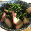 ゆ0518か's cooksnap of when they made ほうれん草とかまぼこのごま和え.