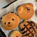 ポメちょん's cooksnap of when they made クマちゃんパンで♪いないいないばぁ！.