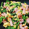 miniまむ♡'s cooksnap of when they made 小松菜とベーコンのふんわり卵炒め.